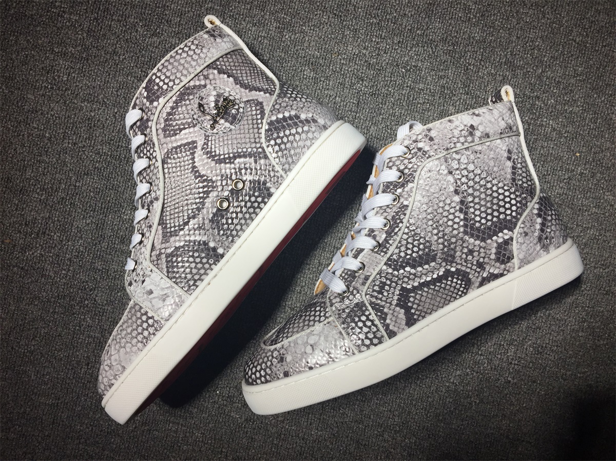 C*ristian L*uboutin Python Sneaker