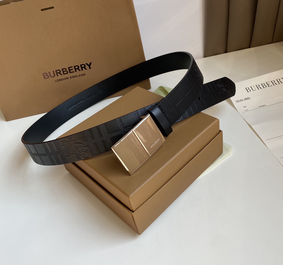 B*urberrry Belts Top Quality 35MM