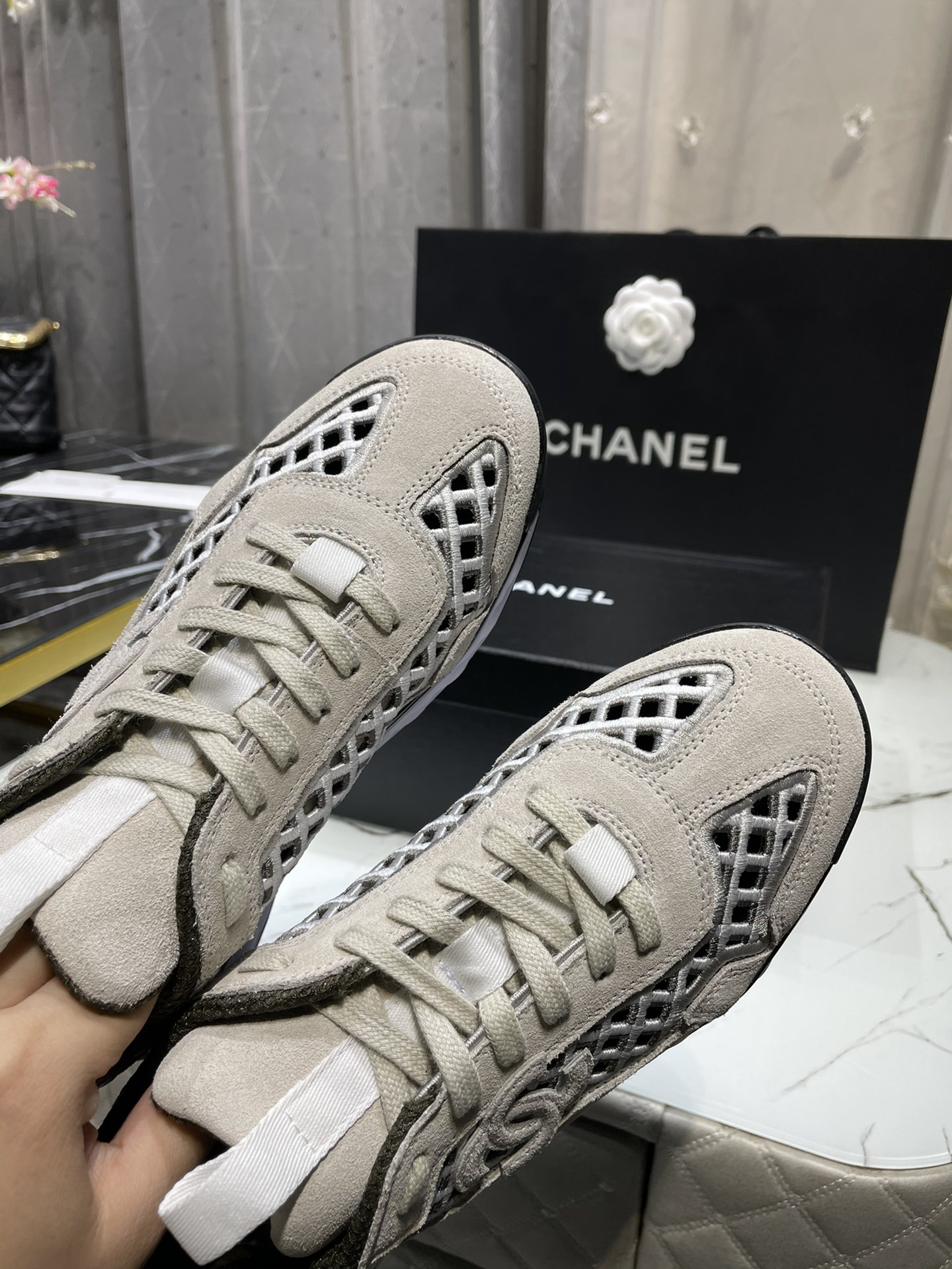 Women C*anel Sneaker Top Version