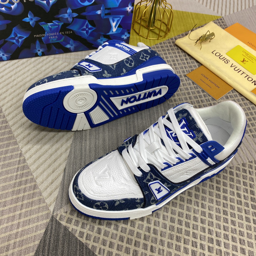 Men L*ouis V*uitton Top Sneakers