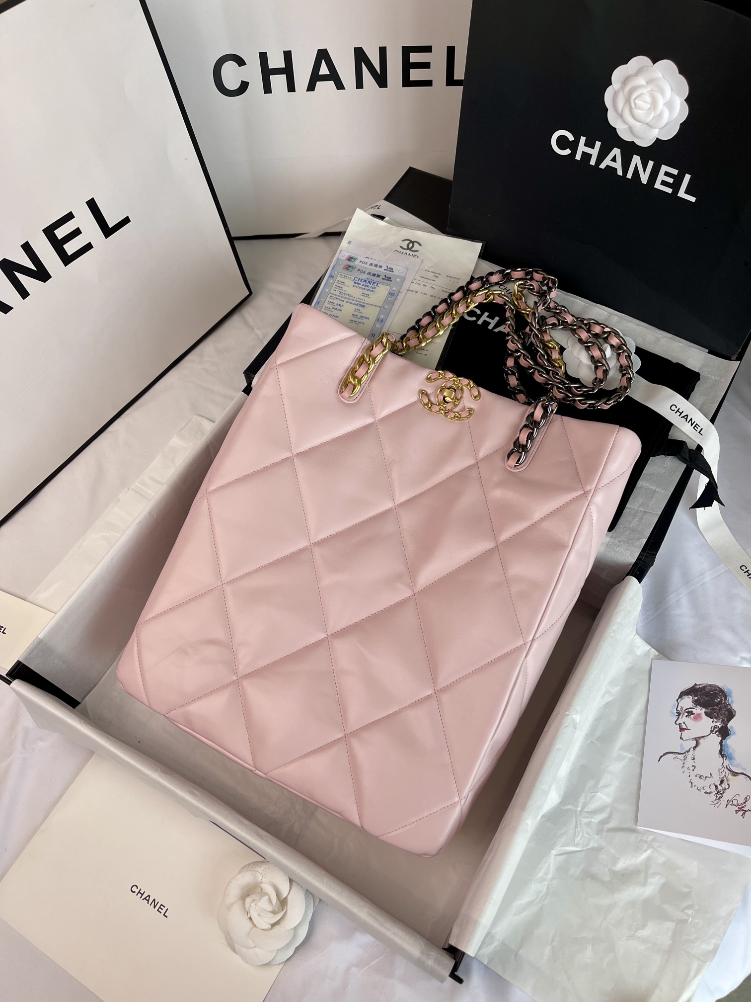 C*hanel Top Bag 30*37*10CM