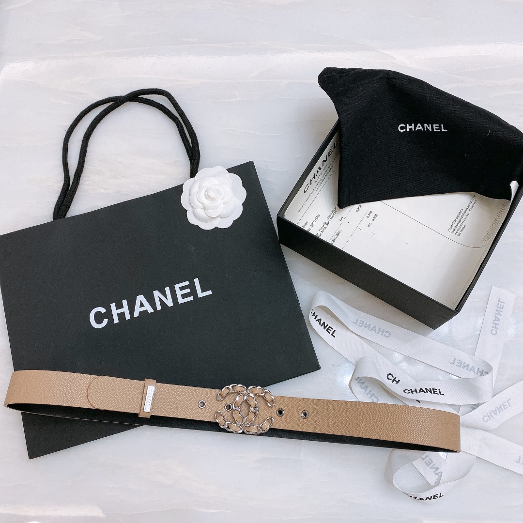 C*hanel Belts Top Quality 30MM