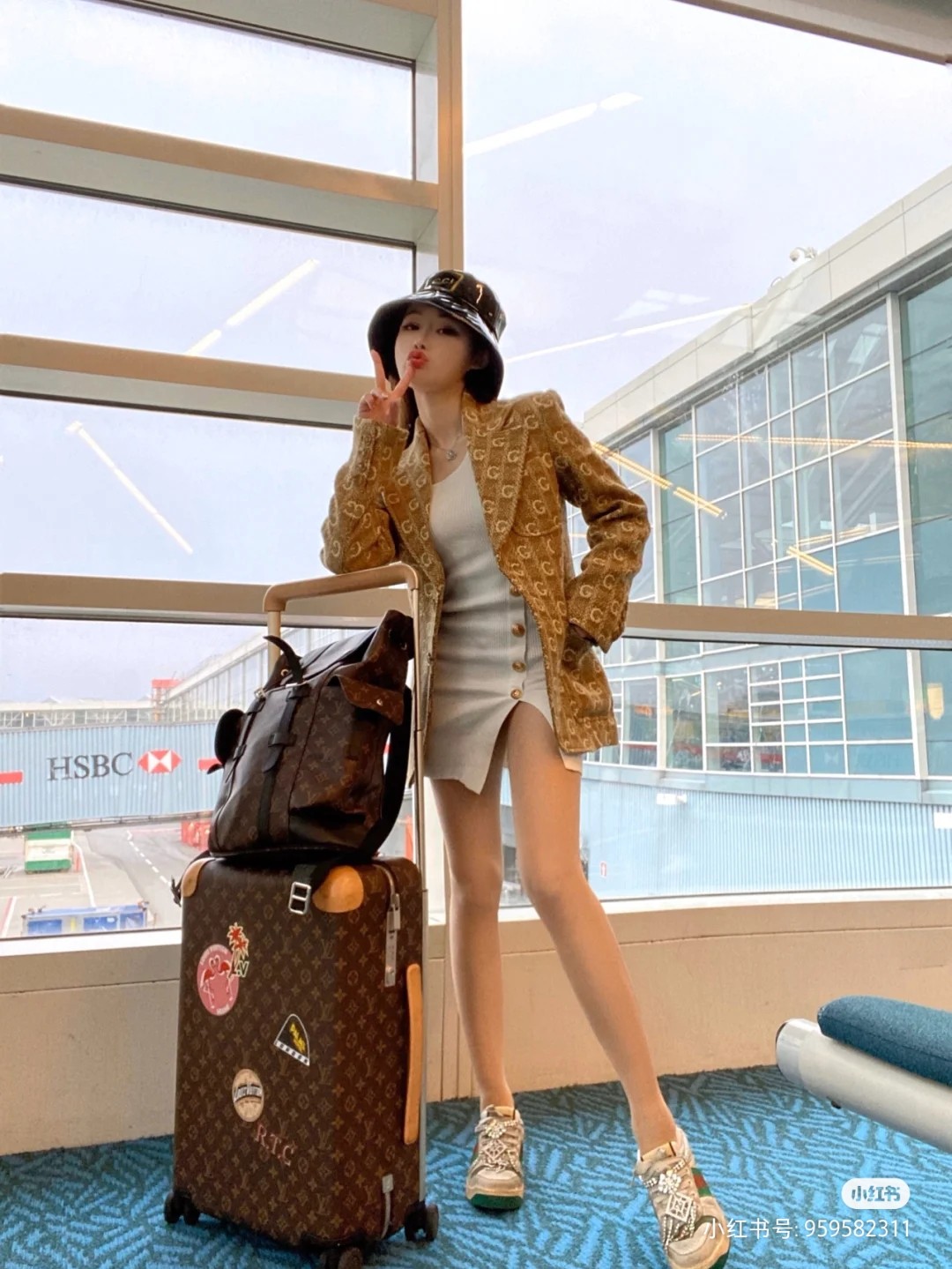 L*ouis V*uitton Luggage 38*55*21cm