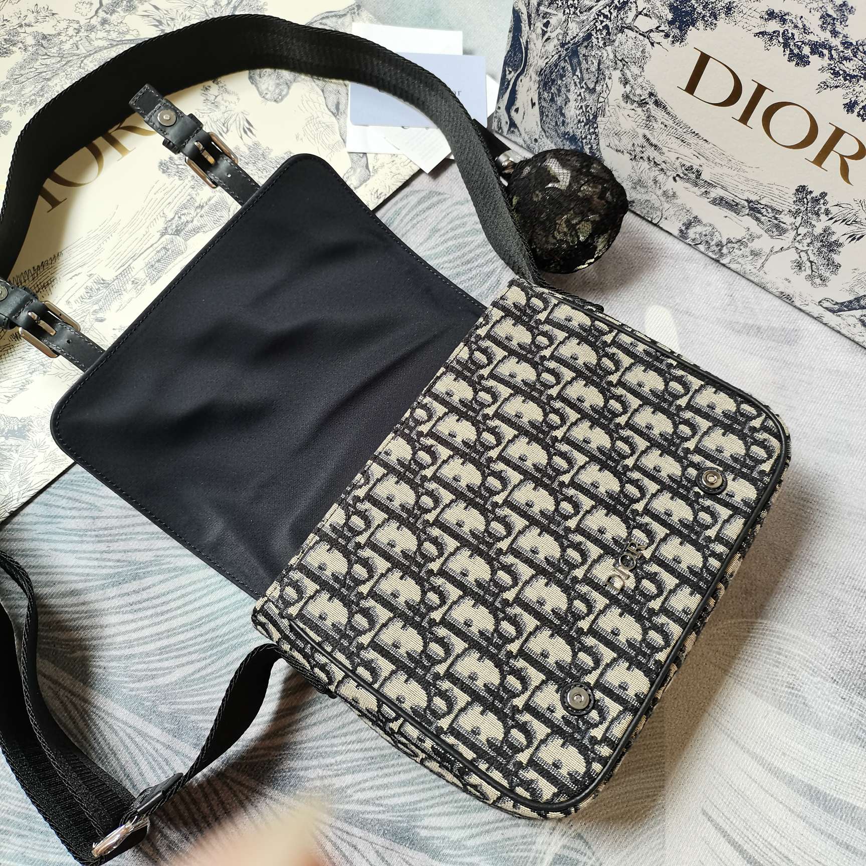 D*ior Bag Top Quality 24*19*4.5CM