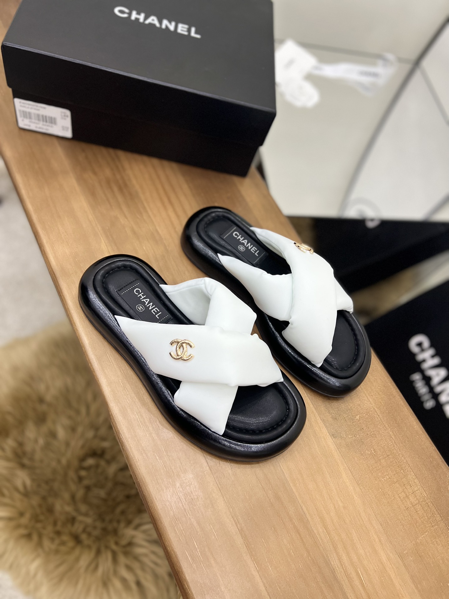 Women C*hanel Top Sandals