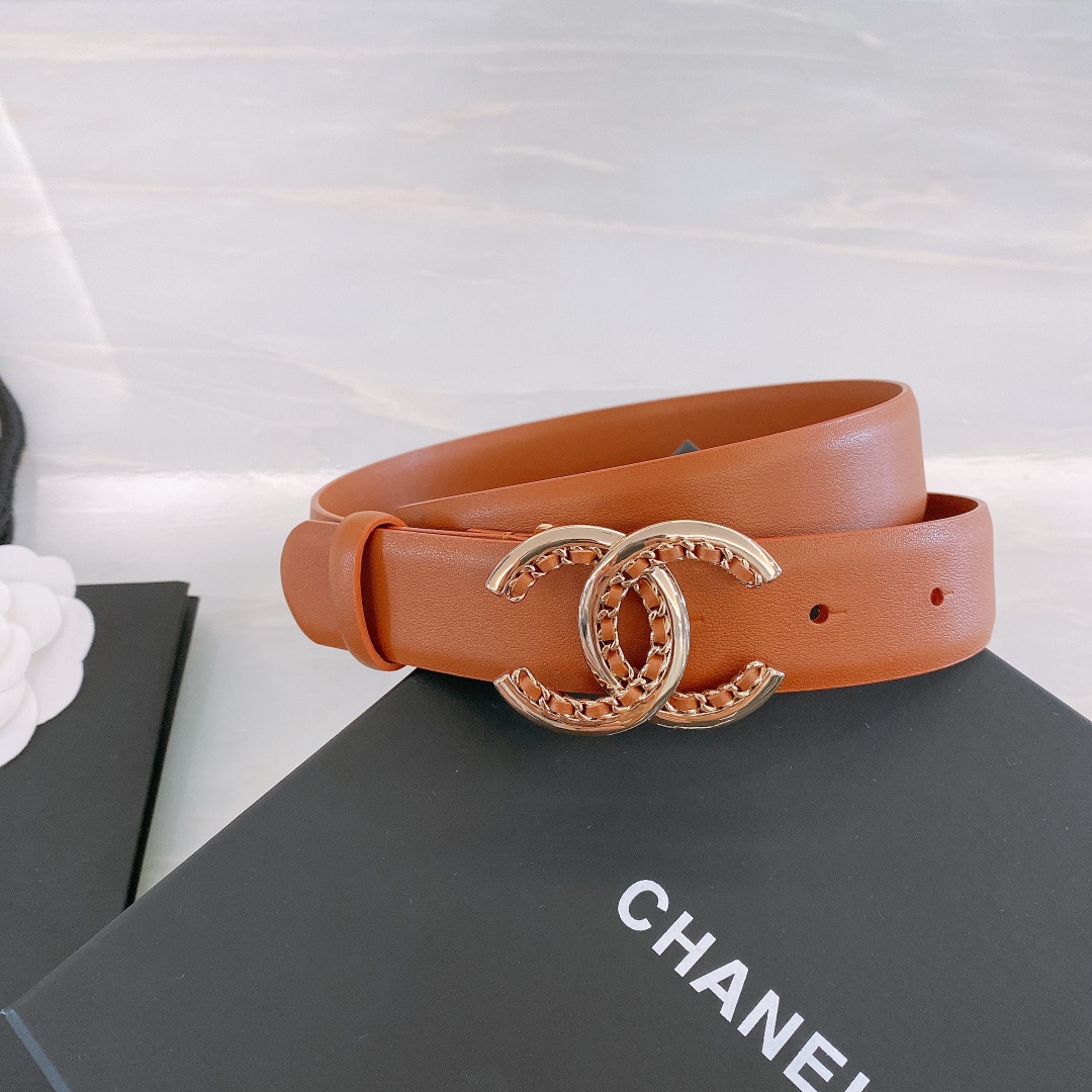 C*hanel Belts Top Quality 30MM