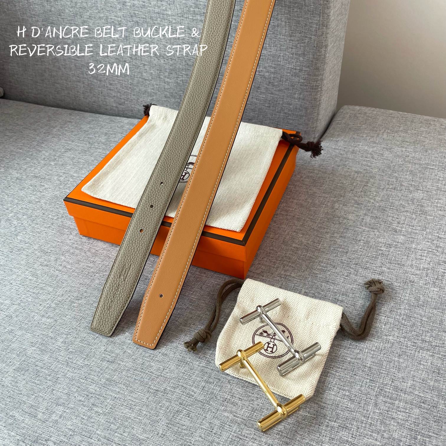 H*ermes Belts Top Quality 3.2CM