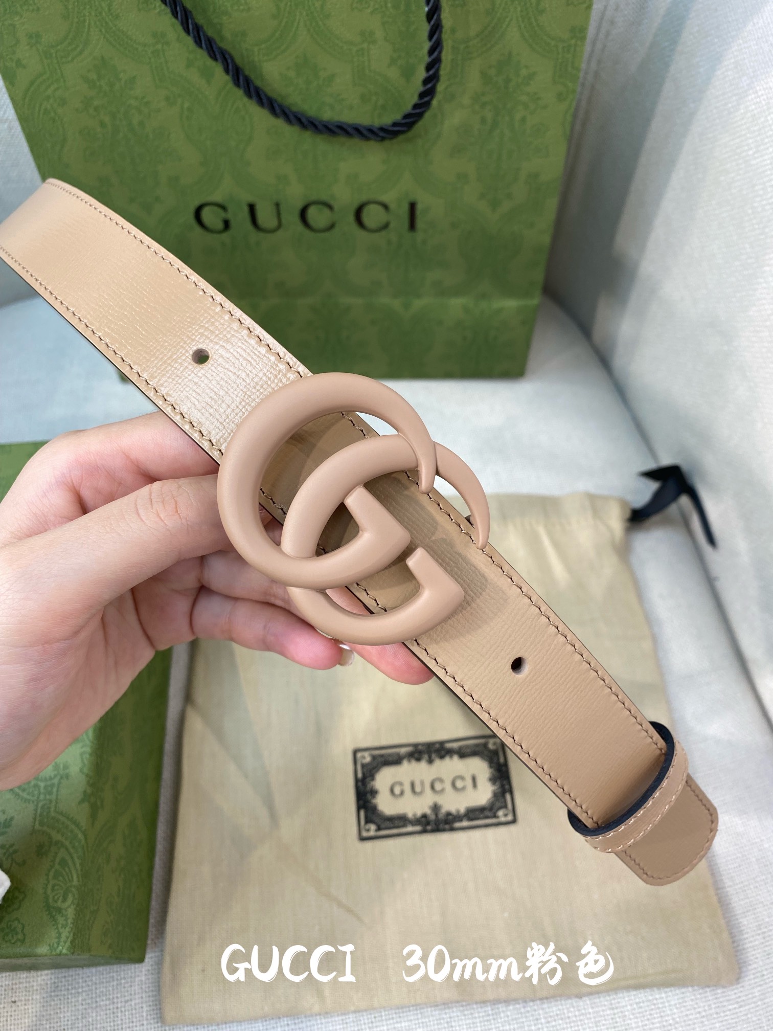 G*ucci Belts Top Quality 30MM