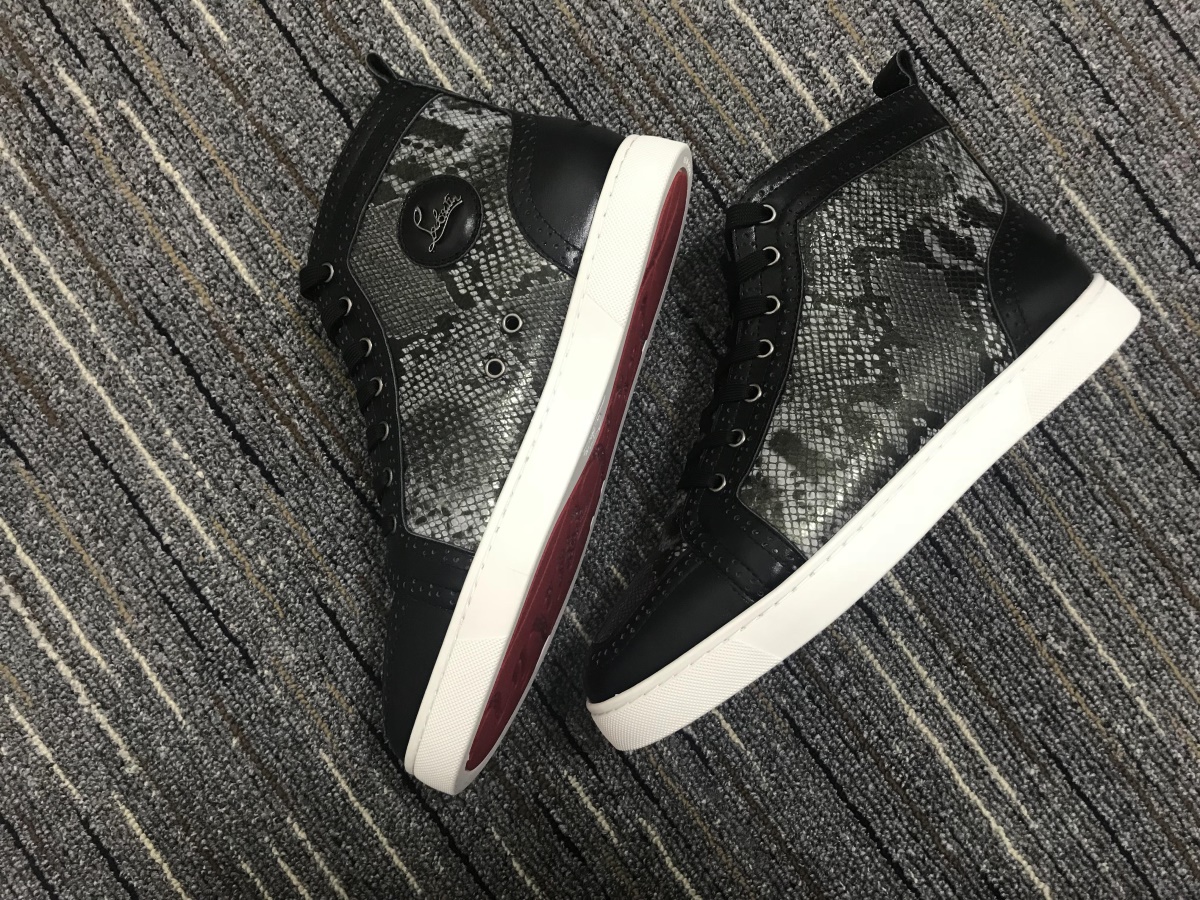 C*ristian L*uboutin Python Sneaker