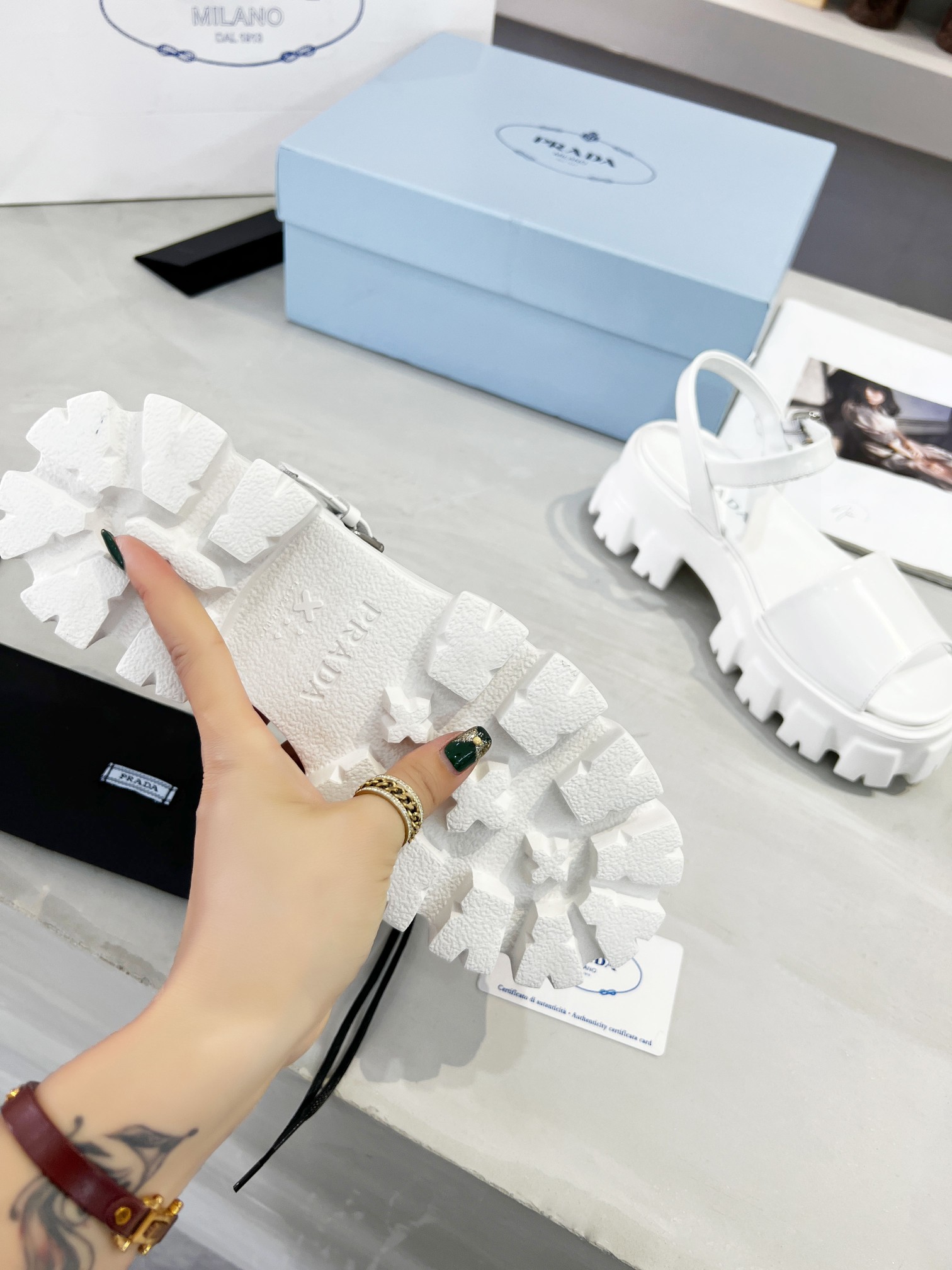 Women P*rada Top Quality Sandals