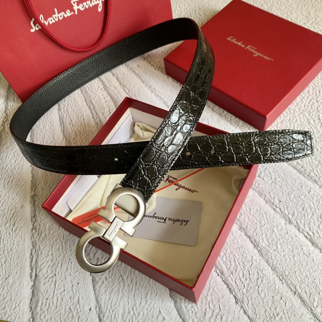 F*erragamo Belts Top Version 3.5cm