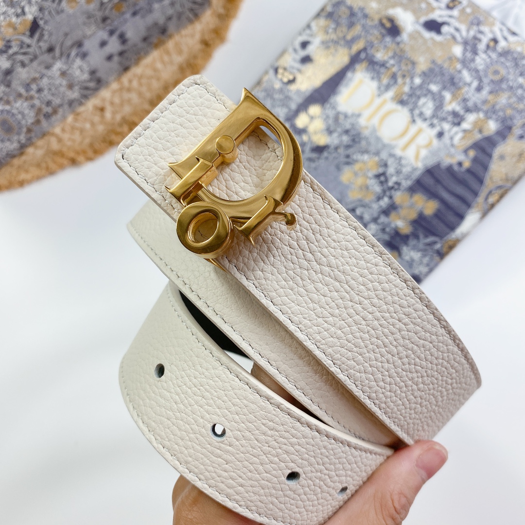 D*ior Belts Top Quality 34MM