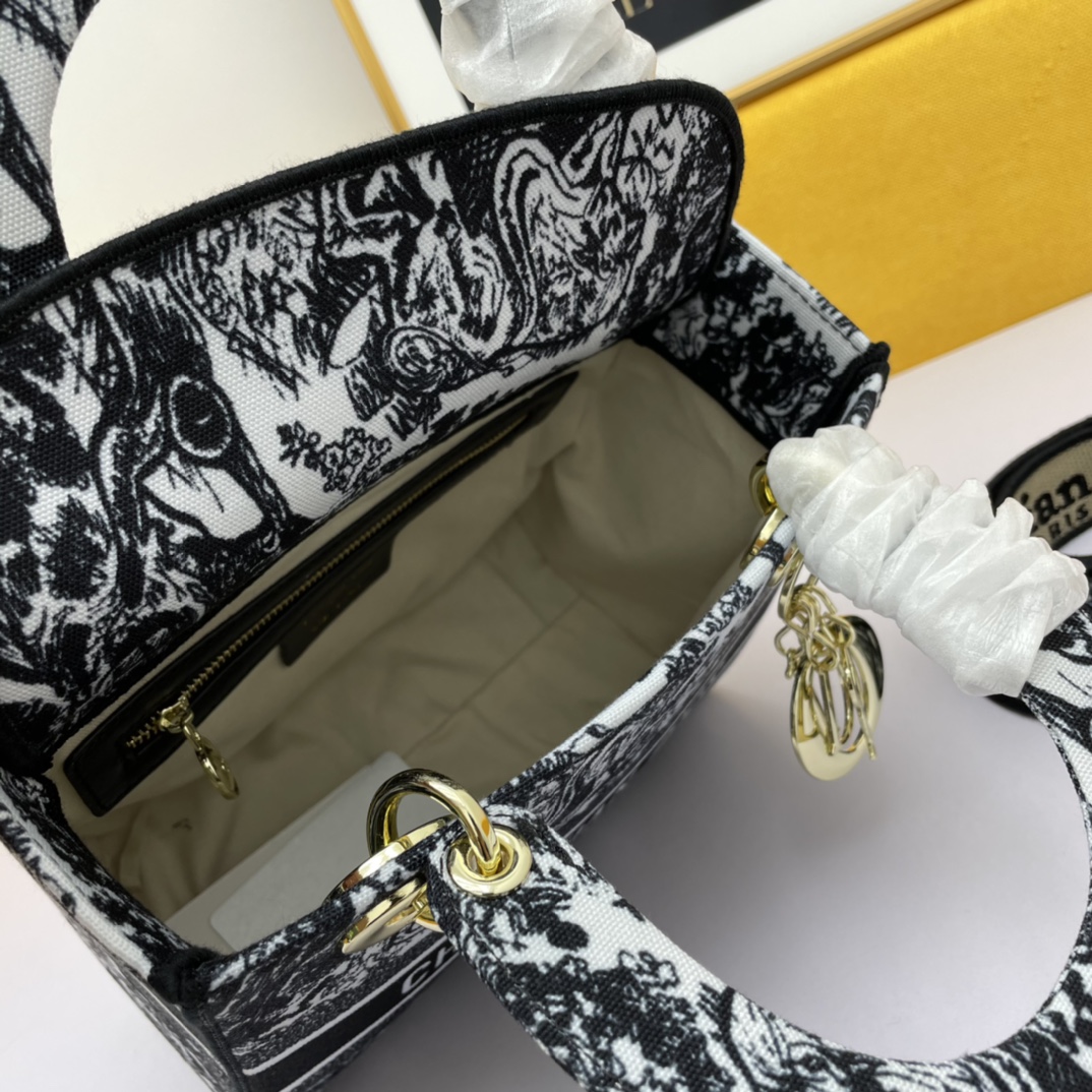 D*ior Top Bag 24*20*11cm