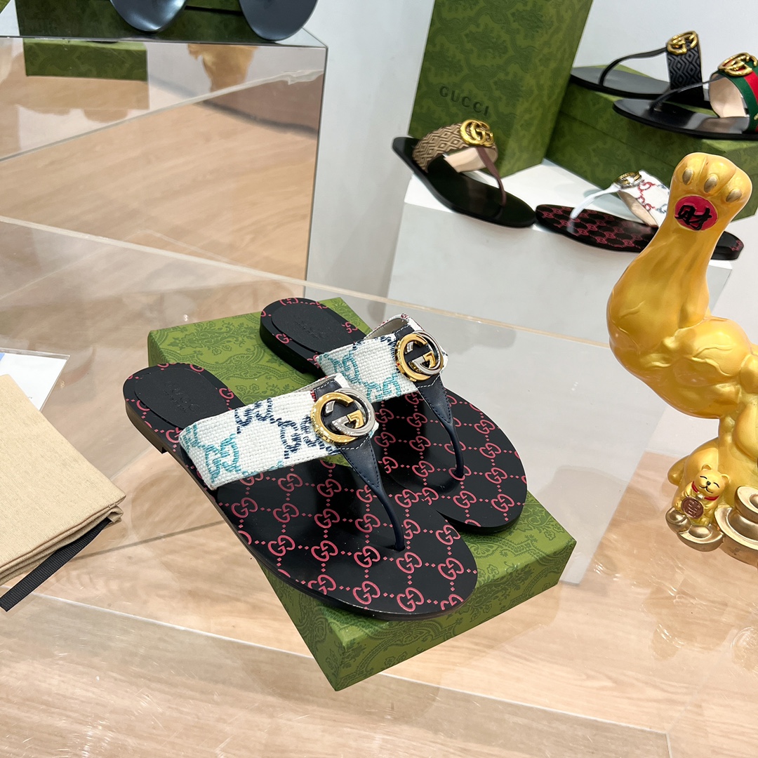 Men Women G*ucci Top Sandals