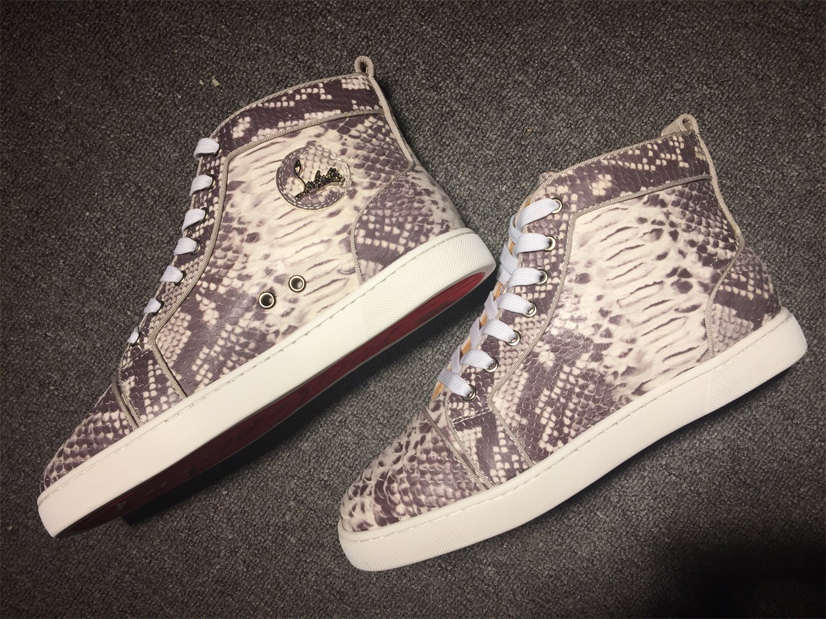 C*ristian L*uboutin Python Sneaker