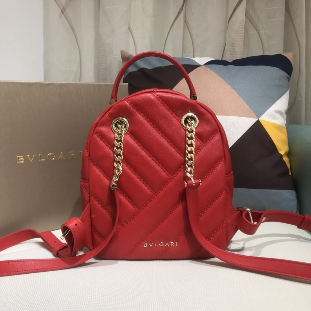 B*vlgari Top Bag 18 * 22 * 11cm