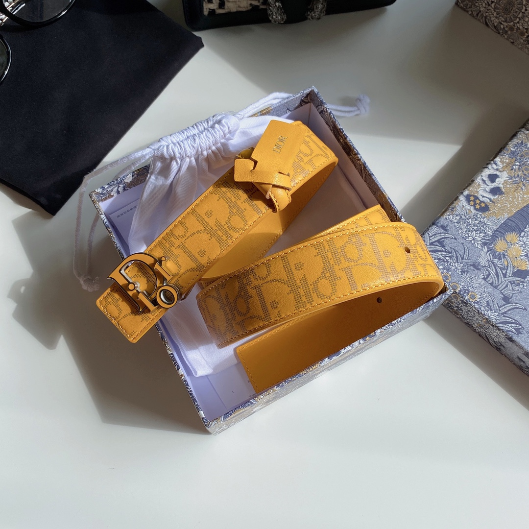 D*ior Belts Top Version 3.4cm