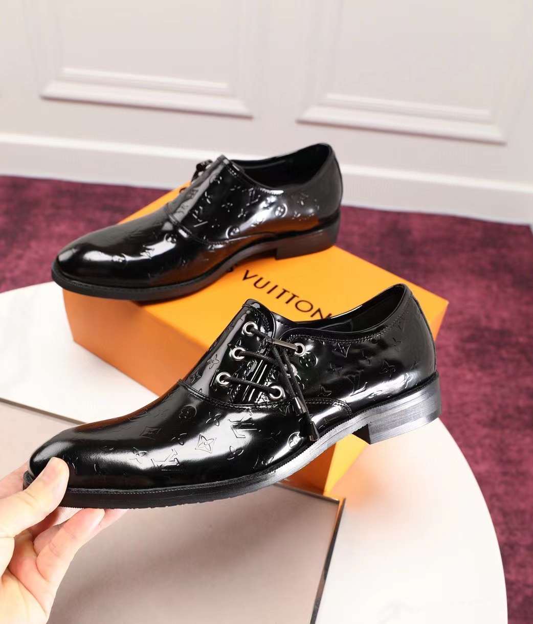 Men L*ouis V*uitton Top Sneaker