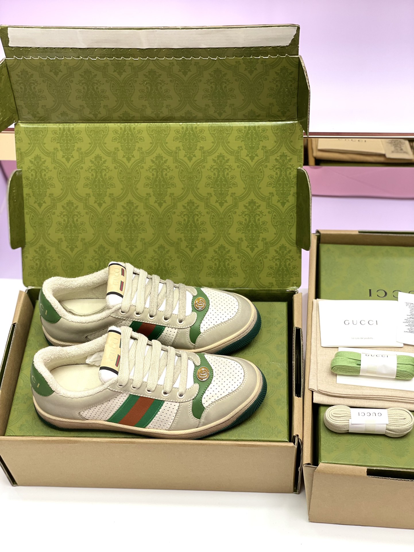 Men Women G*ucci Top Sneaker