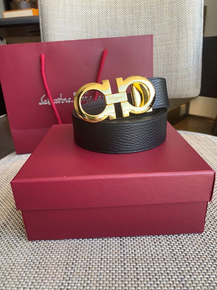 F*erragamo Belts Top Quality 3.5 CM