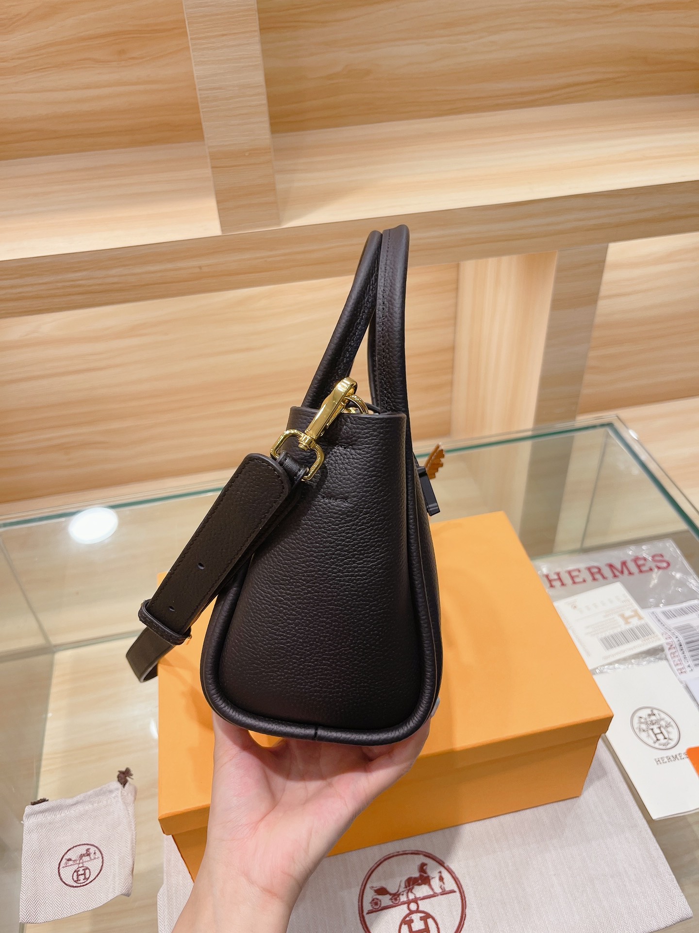 H*ermes Top Bag 15*18cm