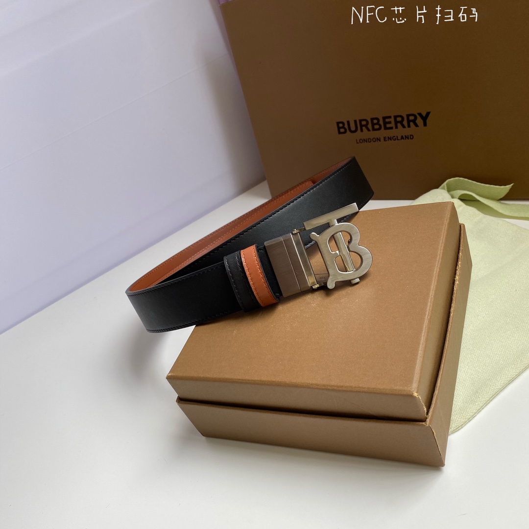 B*urberrry Belts Top Quality 35mm