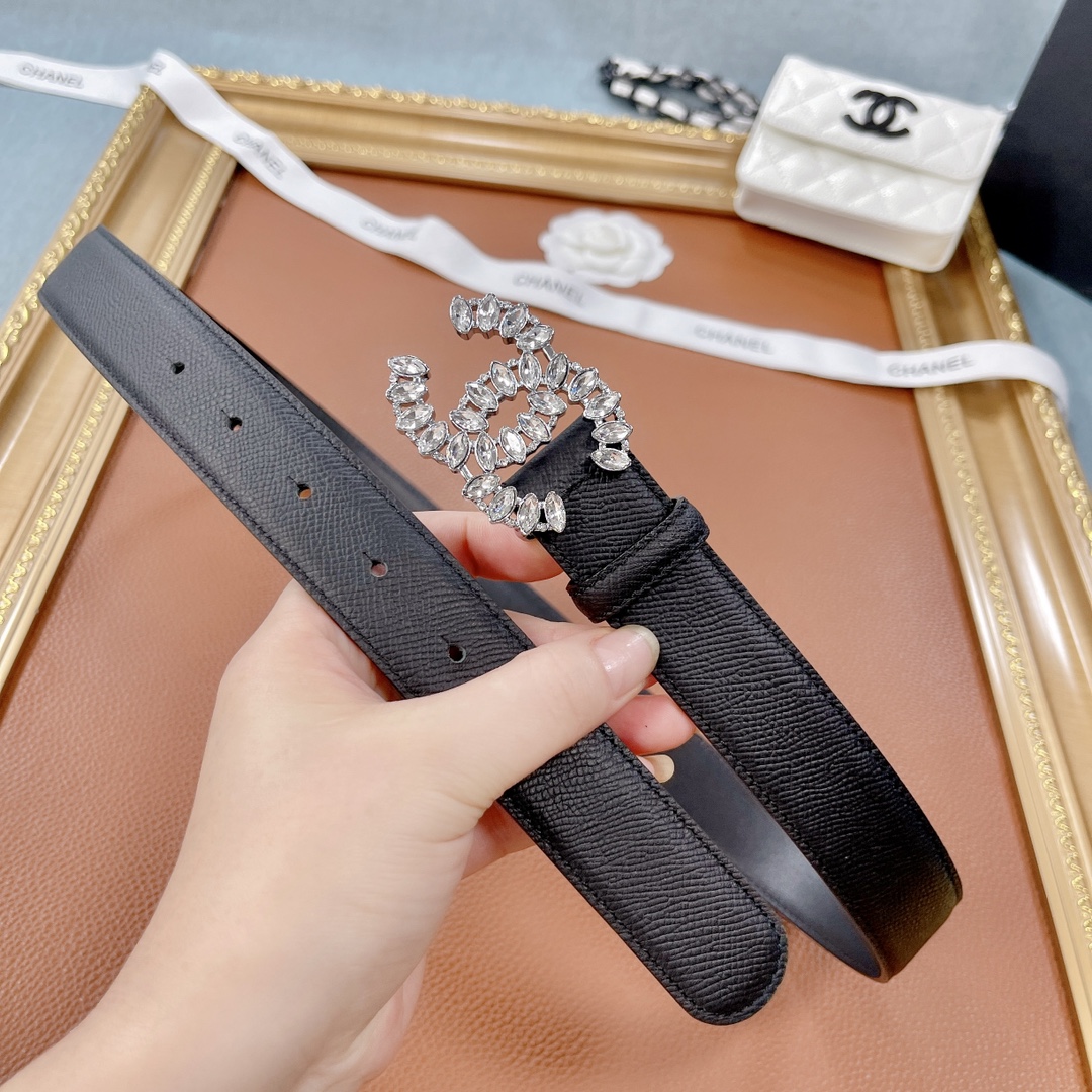 C*hanel Belts Top Quality 3.0cm