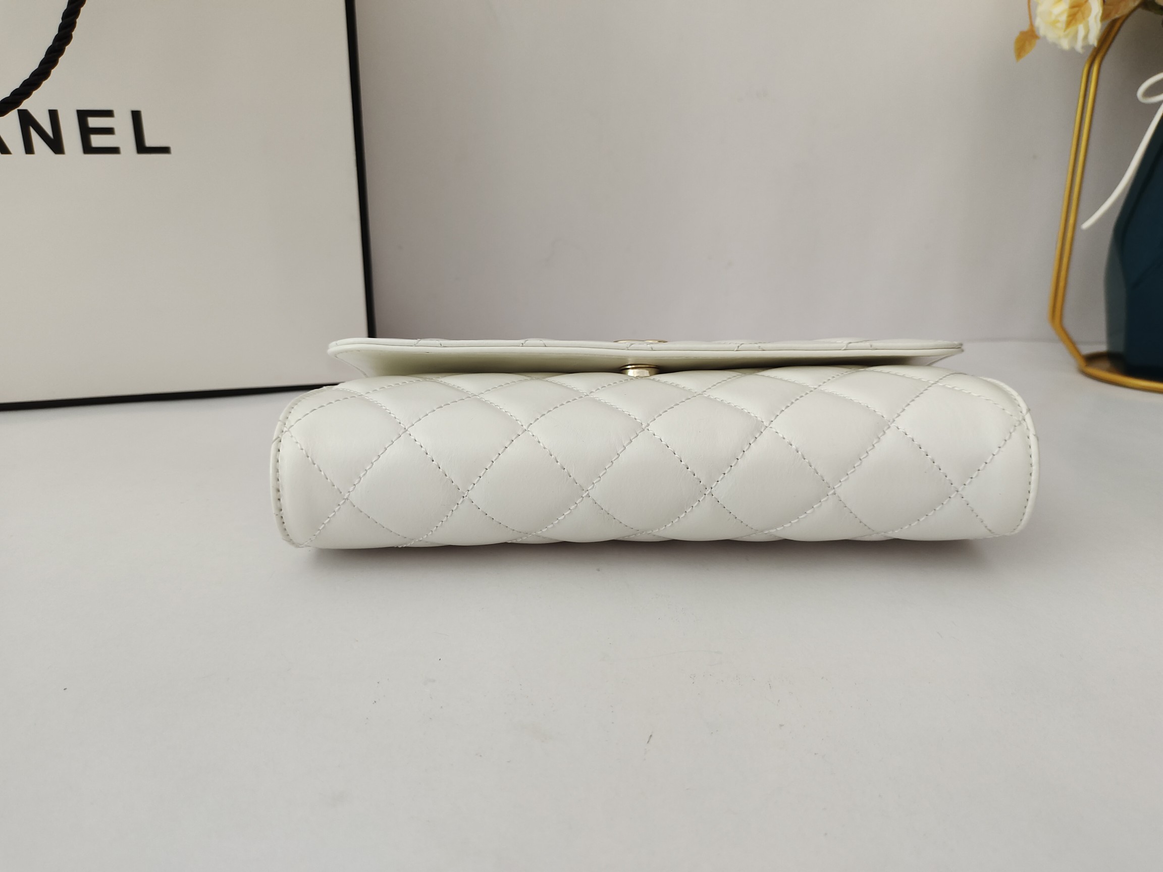 C*hanel Top Bag 12.4*22.3*5.7CM