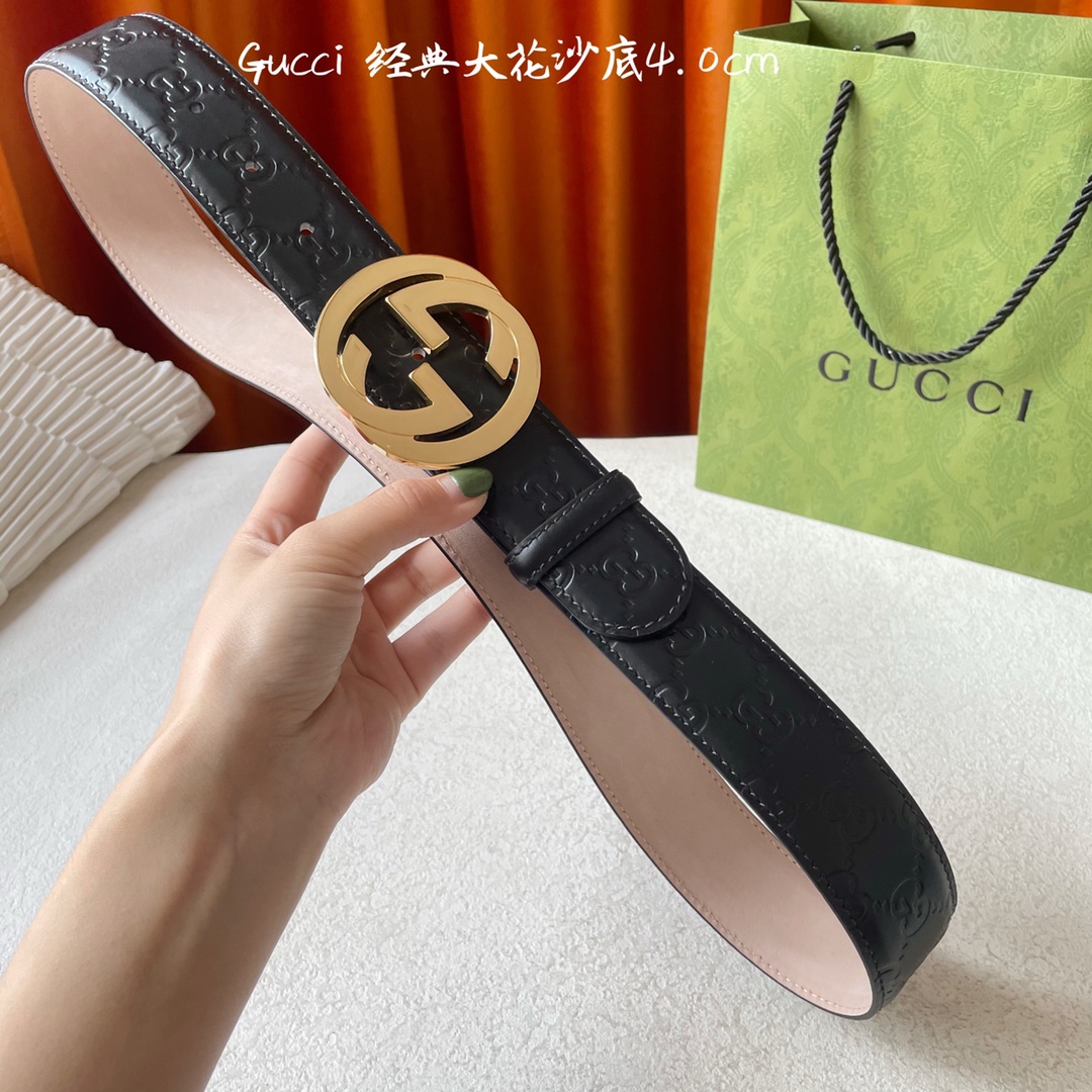 G*ucci Belts Top Quality 40MM