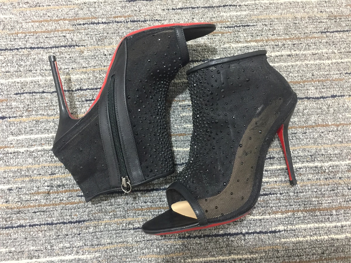 Women C*hristian L*ouboutin Top Boot