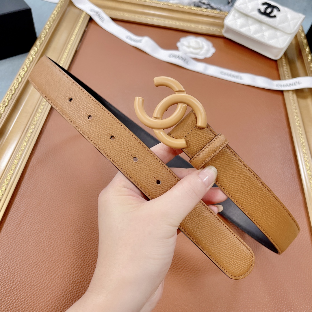 C*hanel Belts Top Quality 3.0cm