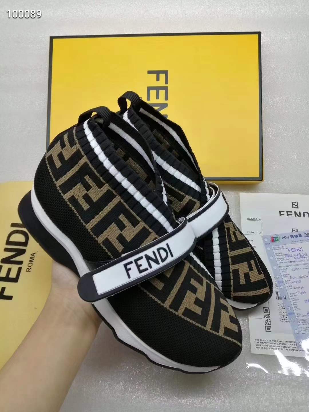 Men Women F*endi Top Sneaker