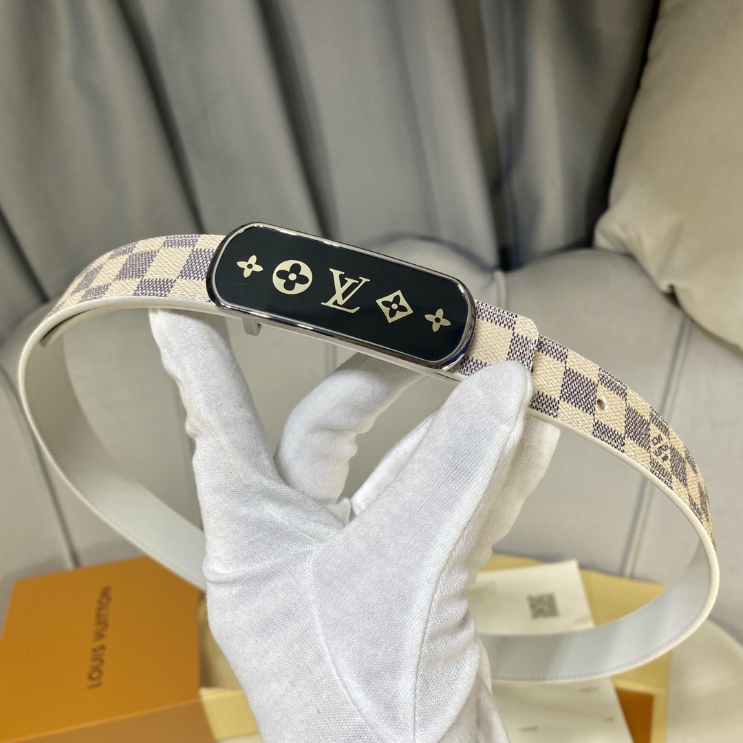 L*ouis V*uitton Belts Top Quality 25MM