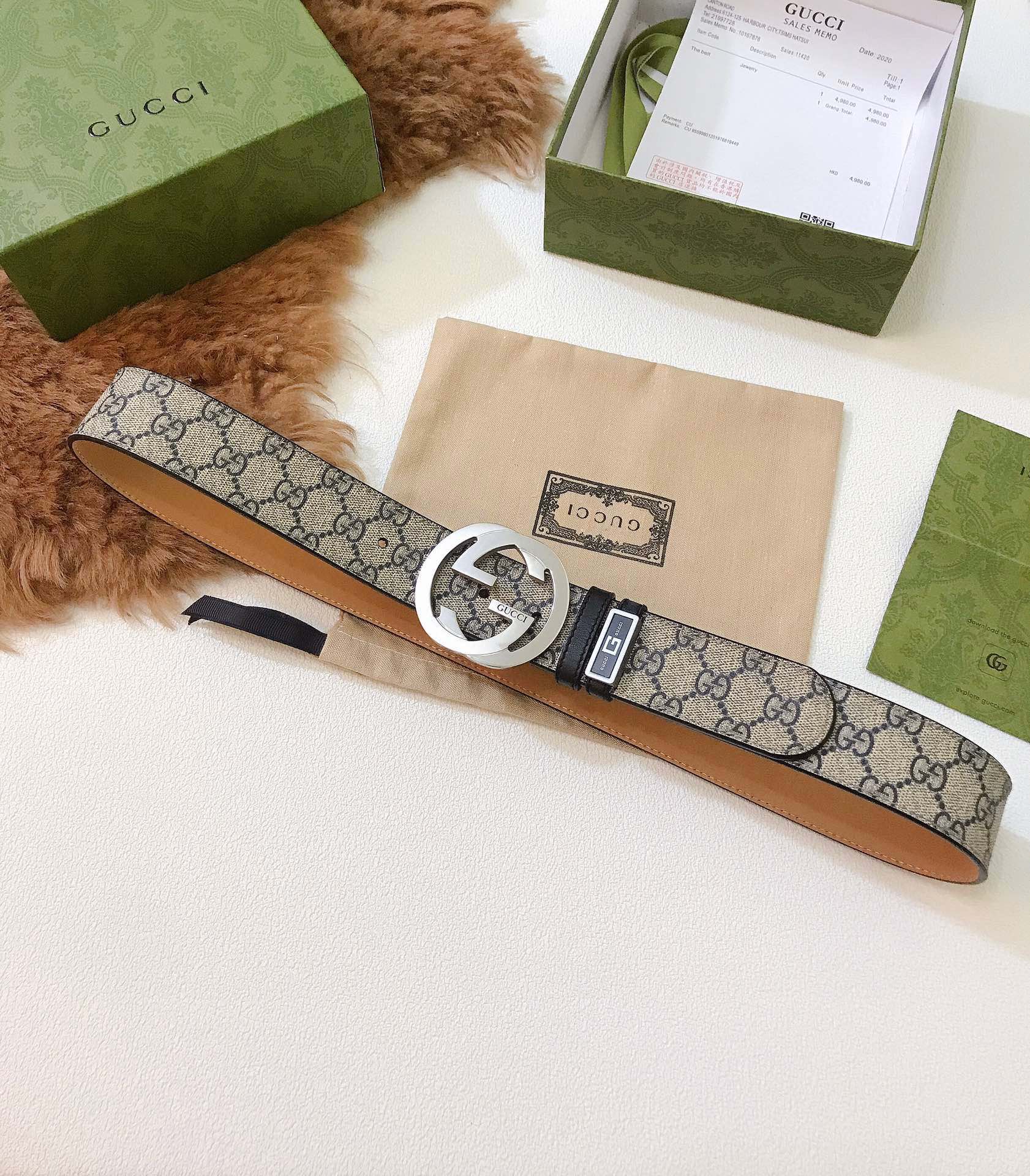 G*ucci Belts Top Quality 38MM