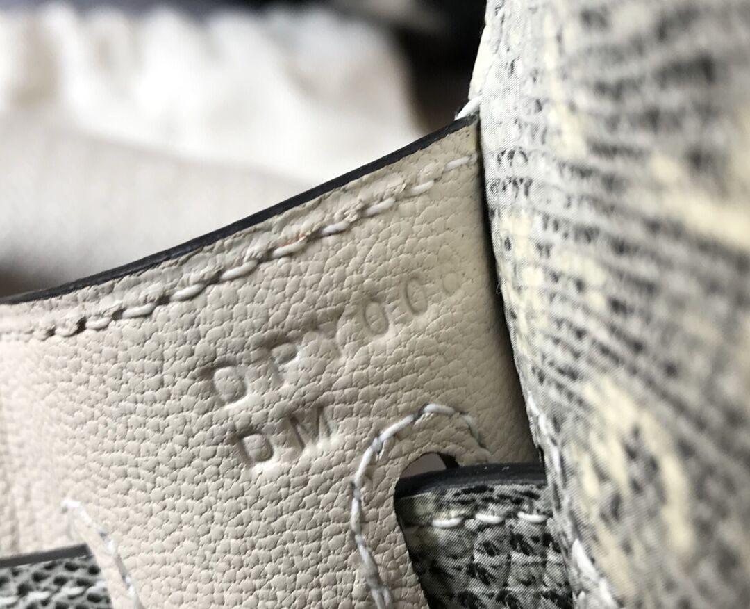 H*ermes Bag Top Quality real lizard skin