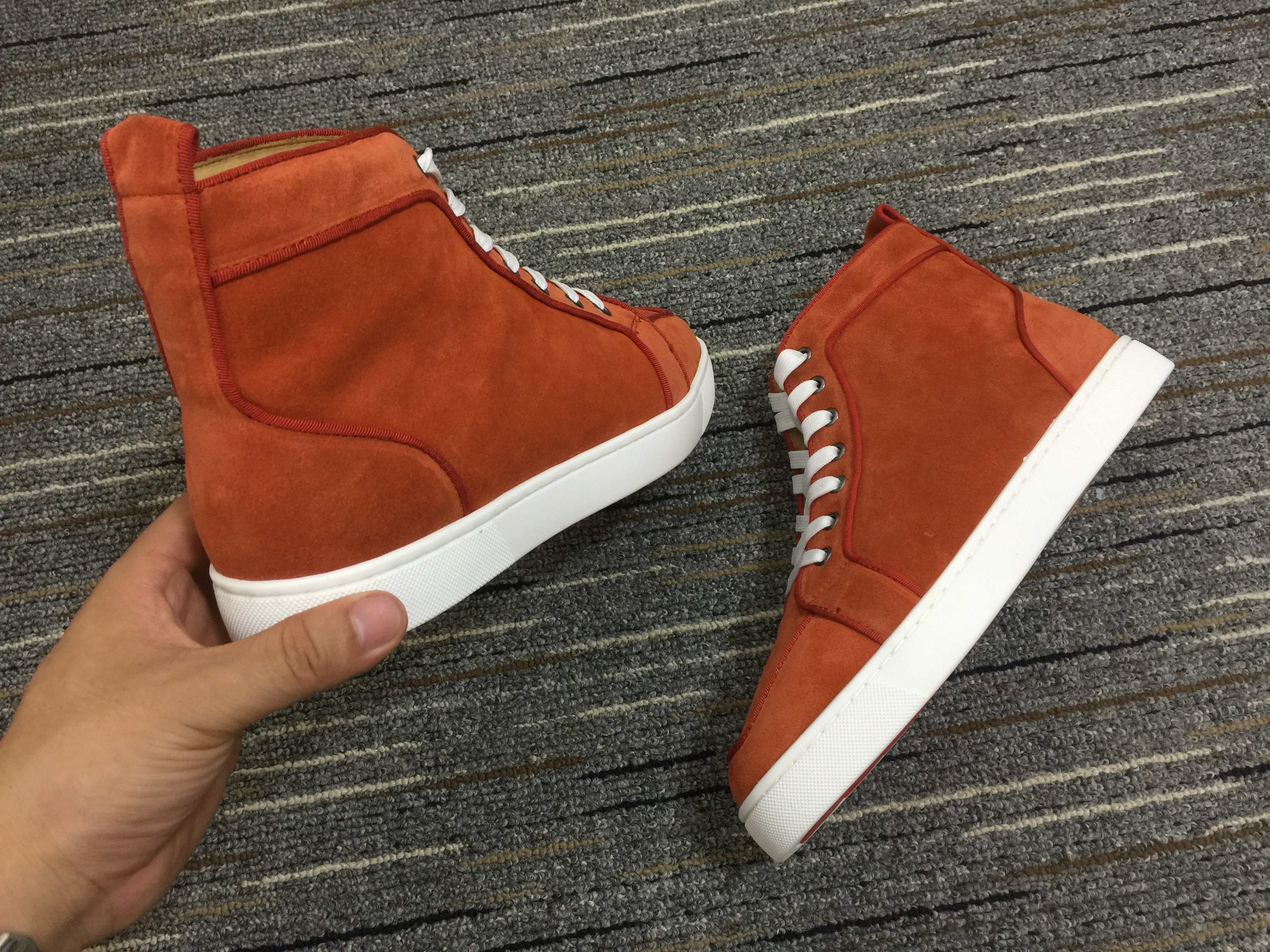 C*ristian L*uboutin Suede Leather Sneaker