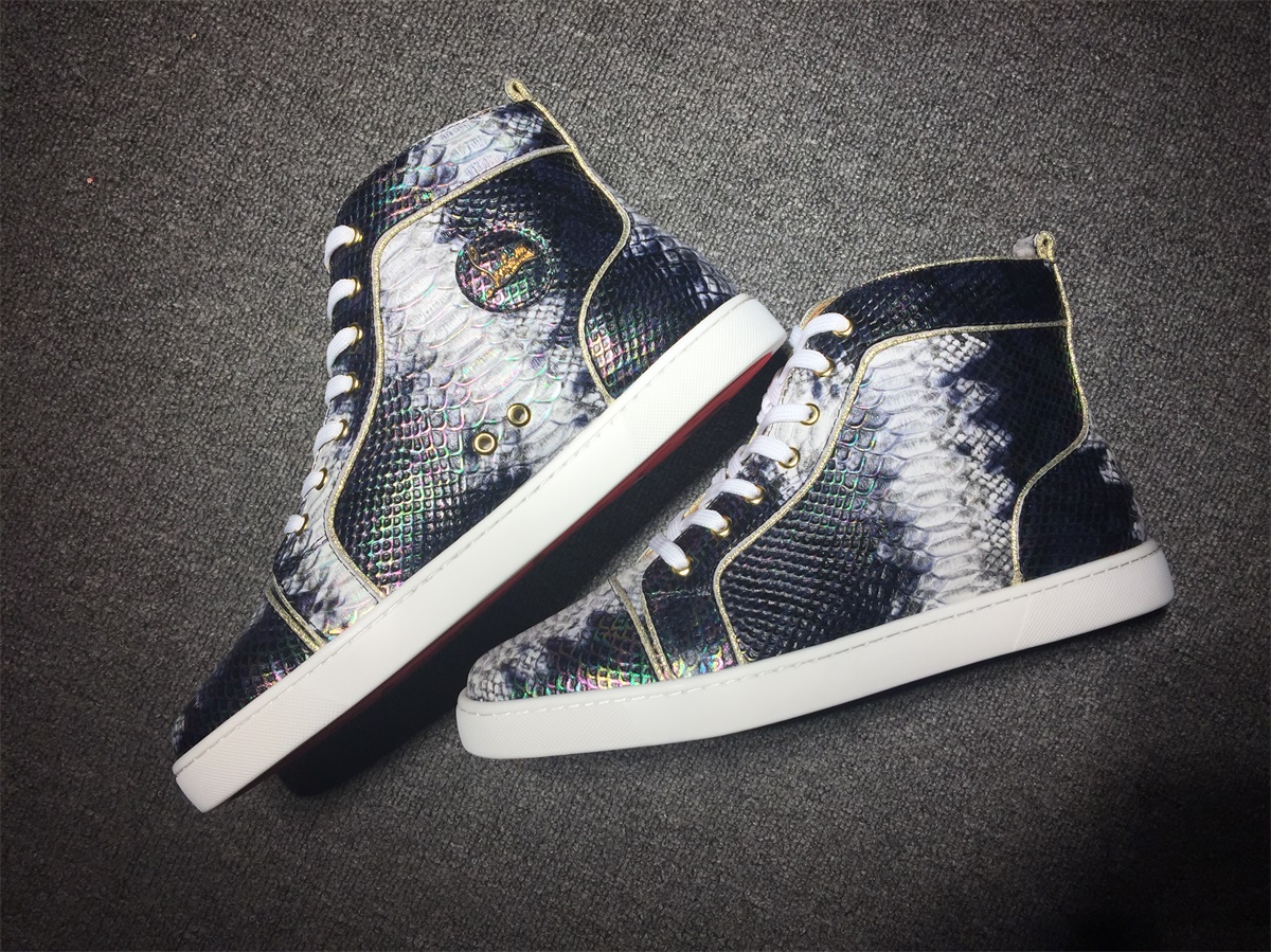 C*ristian L*uboutin Python Sneaker