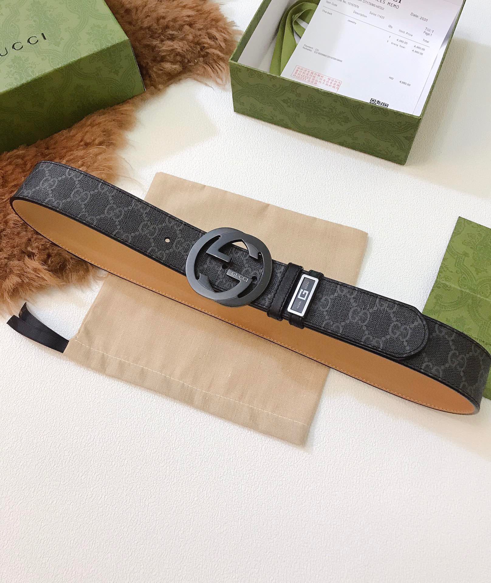 G*ucci Belts Top Quality 38MM