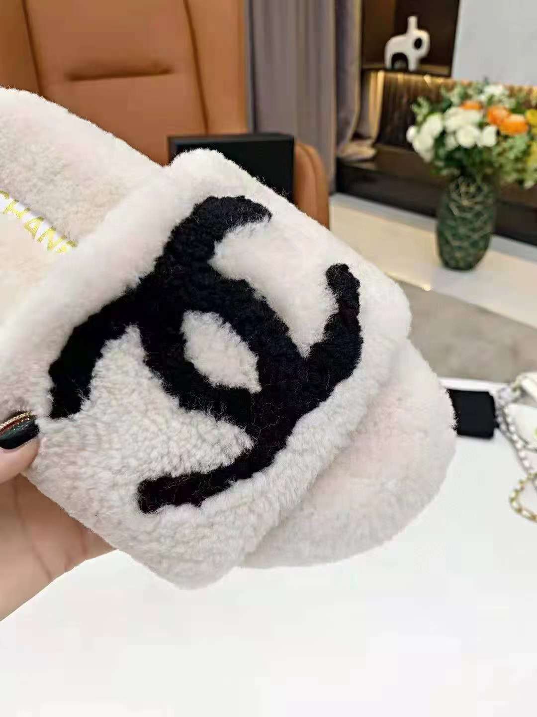 Women C*hanel Top Slippers