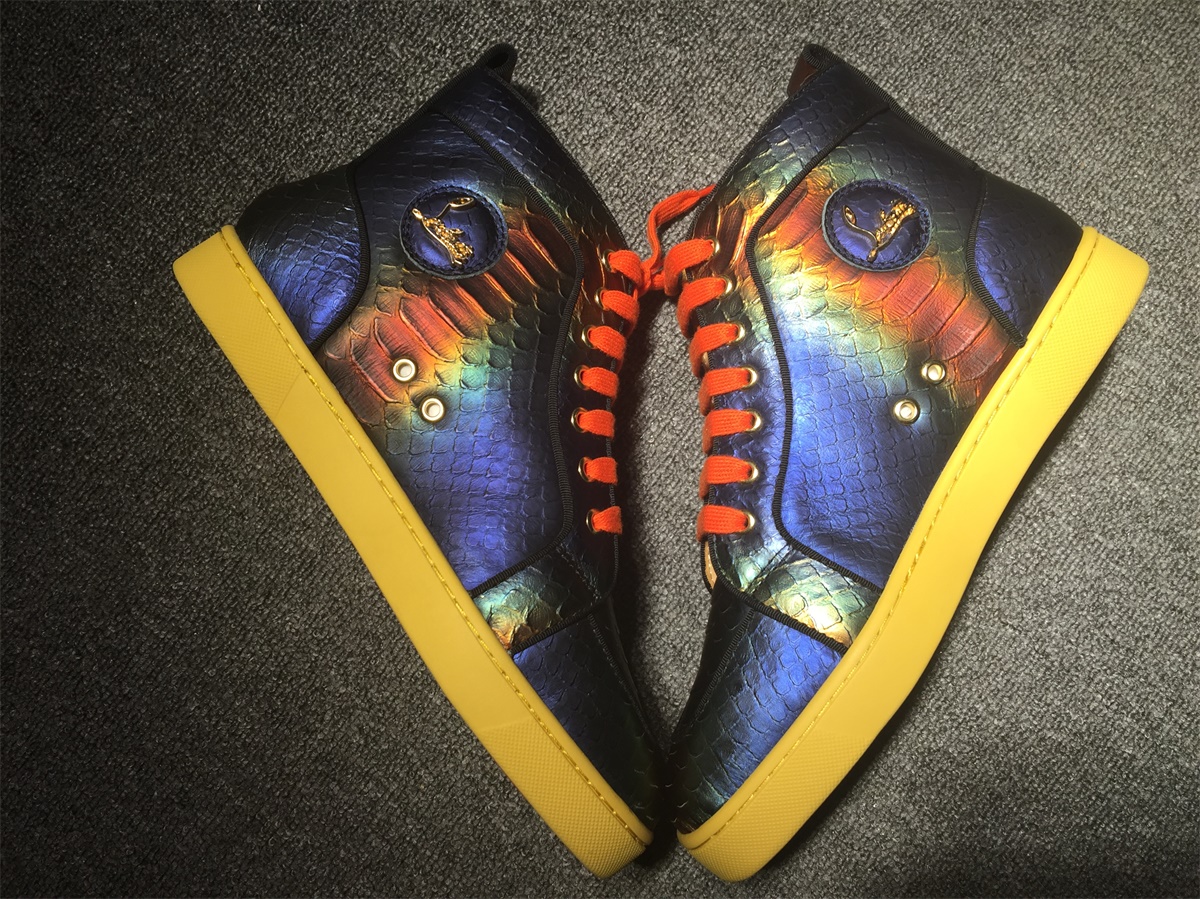 C*ristian L*uboutin Python Sneaker