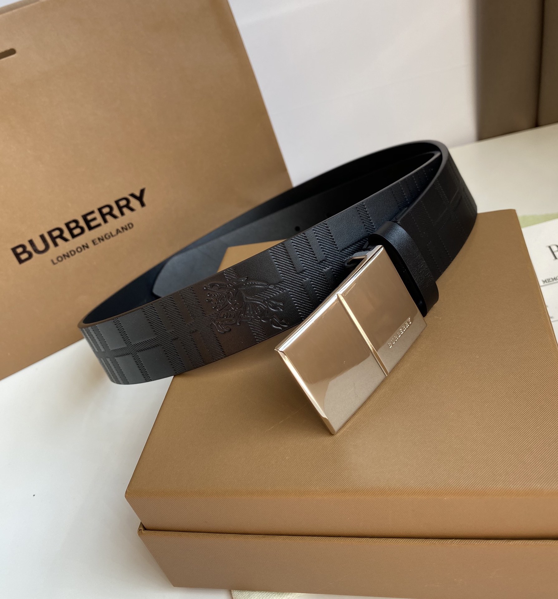 B*urberrry Belts Top Quality 35MM