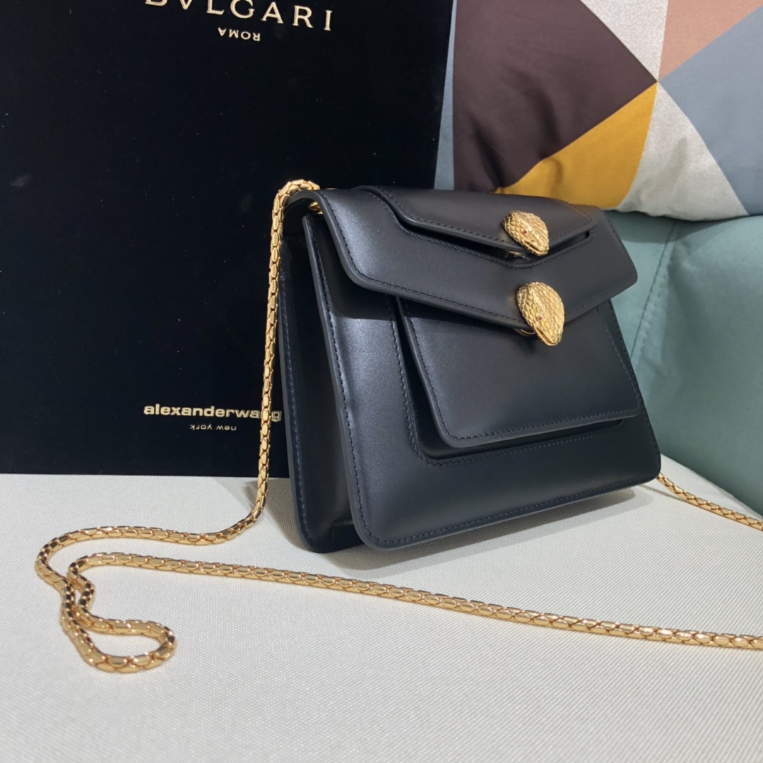 B*vlgari Top Bag 20*15*6.5cm