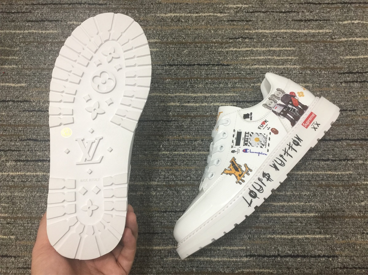 Men L*ouis V*uitton Top Sneakers
