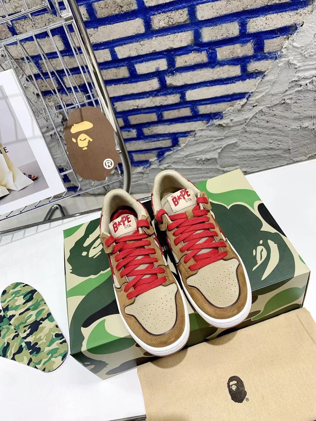 Men Women B*ape Top Sneaker