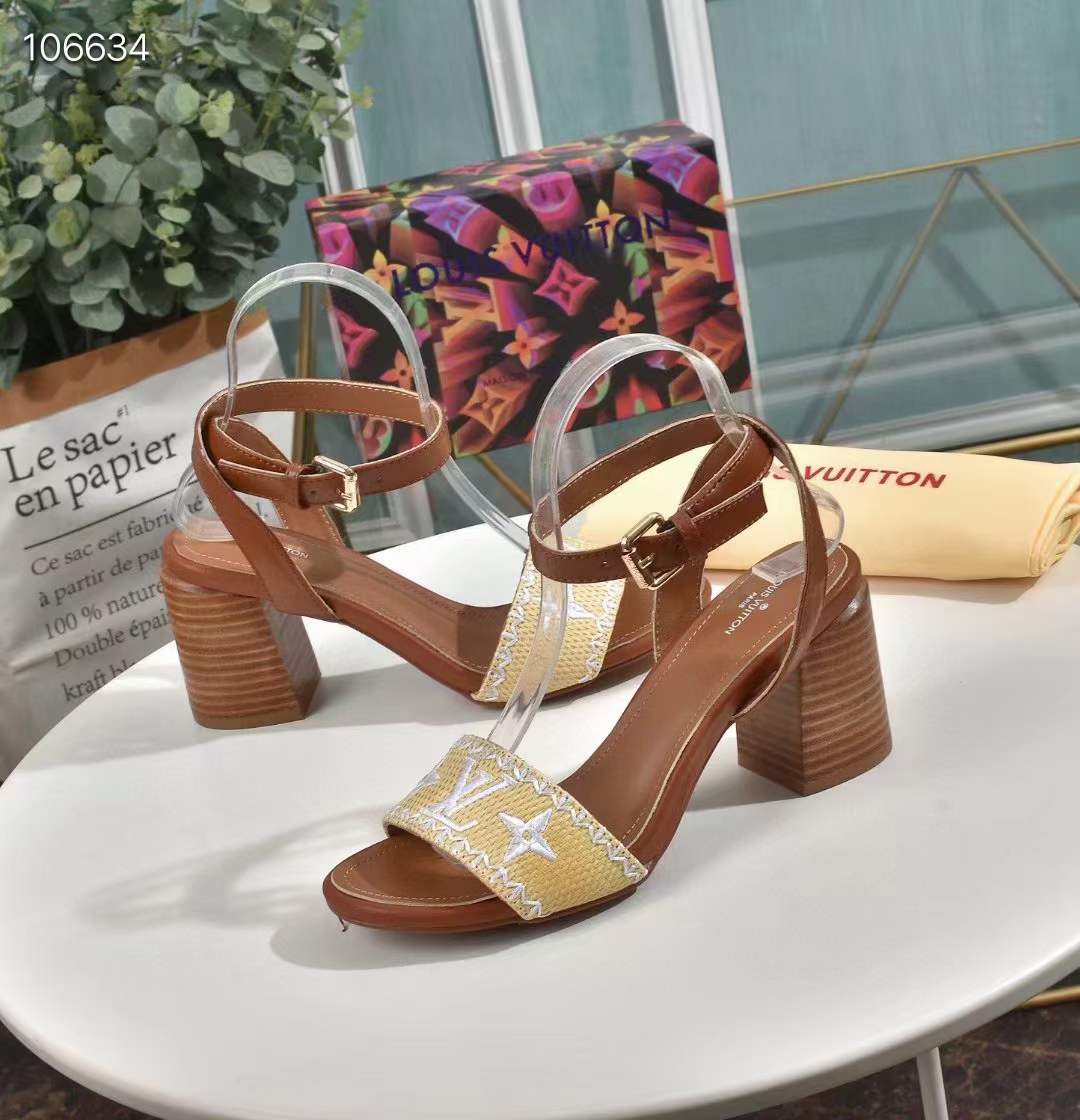 Women L*ouis V*uitton Top Slippers