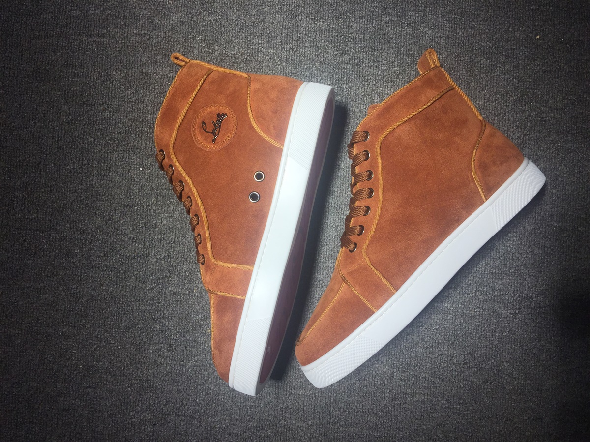 C*ristian L*uboutin Suede Leather Sneaker
