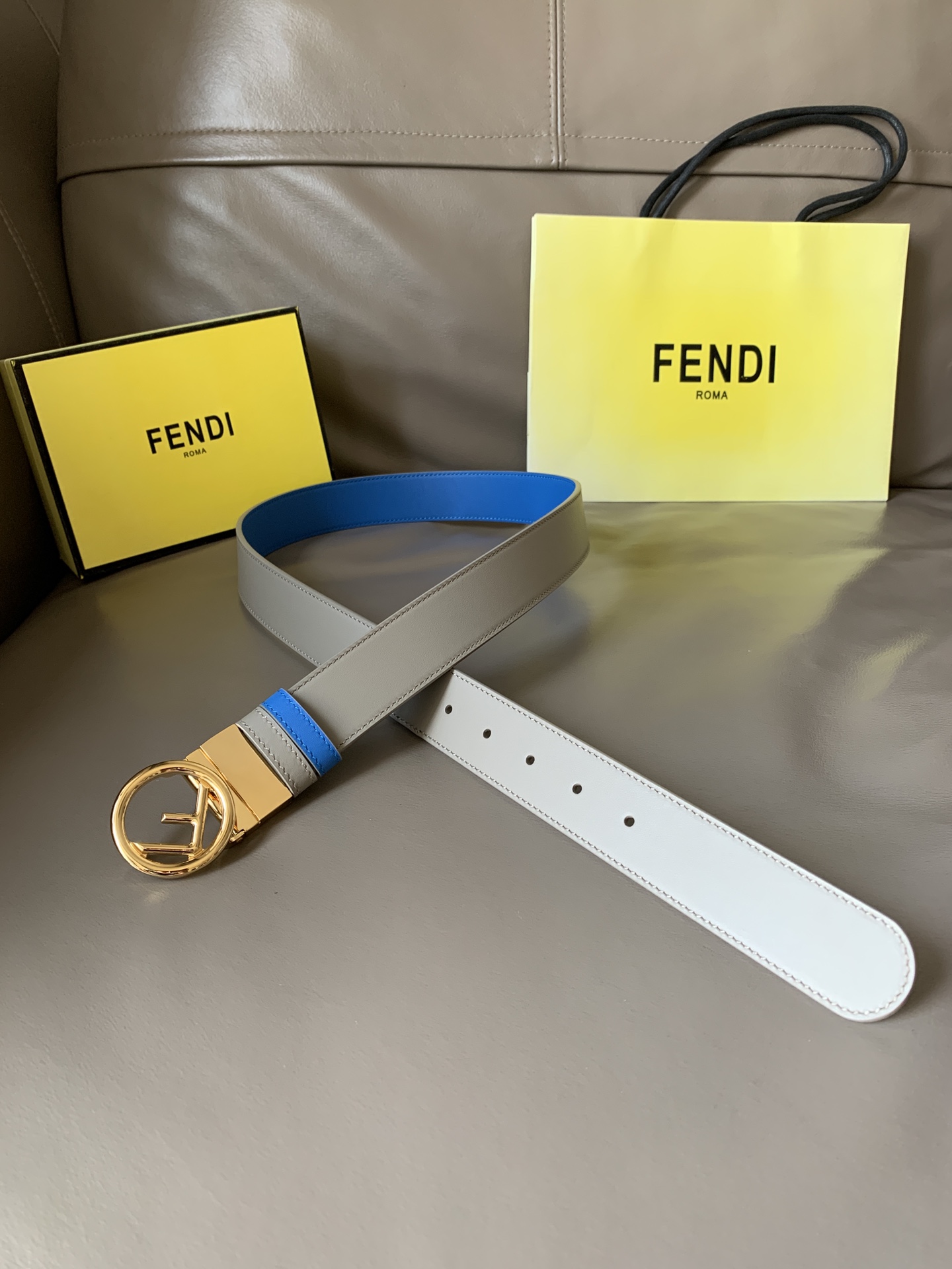 F*endi Belts Top Quality 34MM