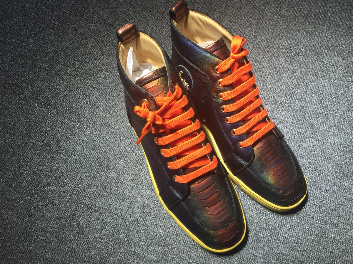 C*ristian L*uboutin Python Sneaker