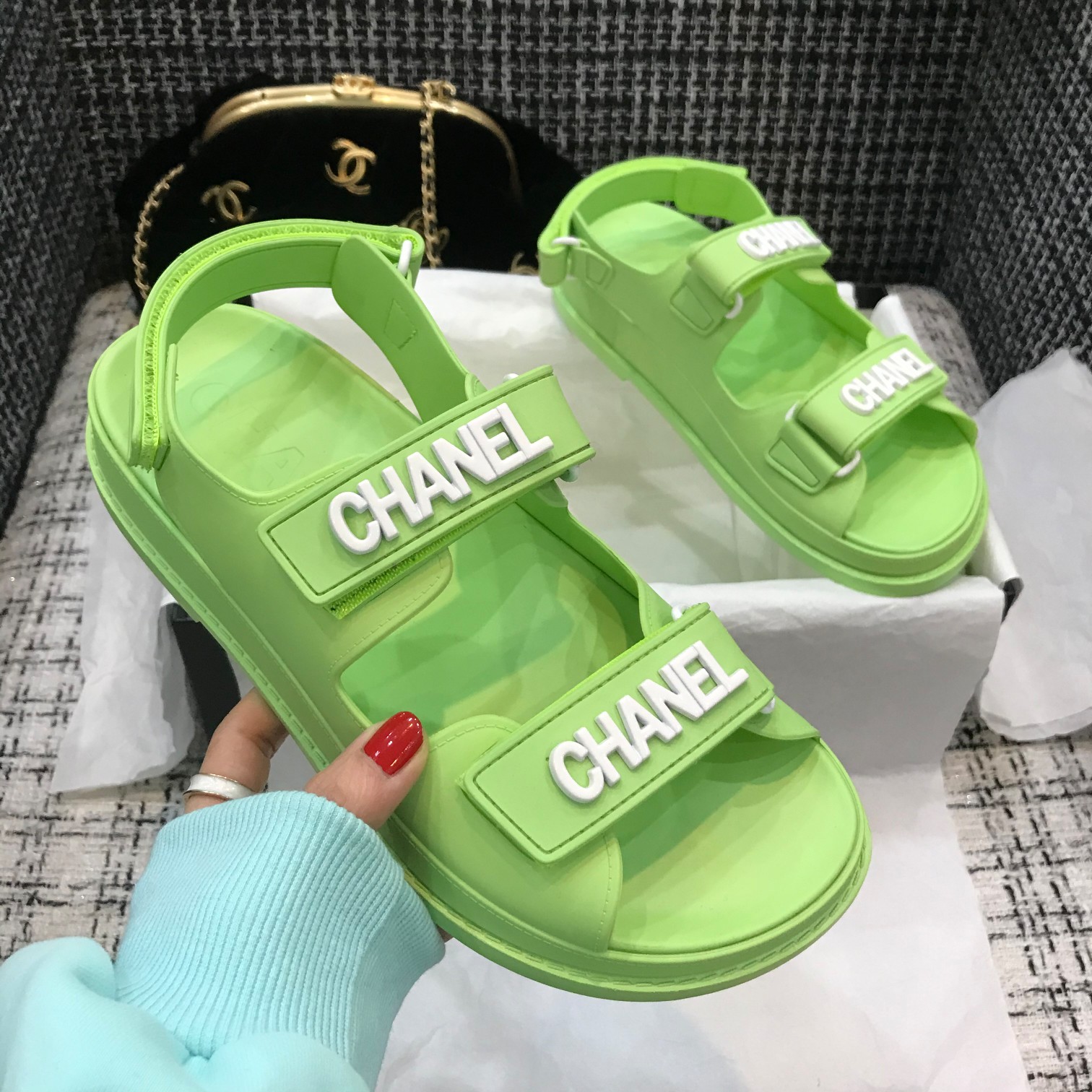 Women C*hanel Top Sandals