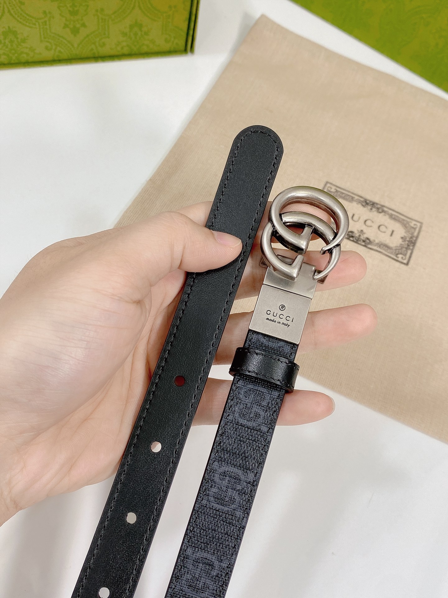 G*ucci Belts Top Version 2.0cm